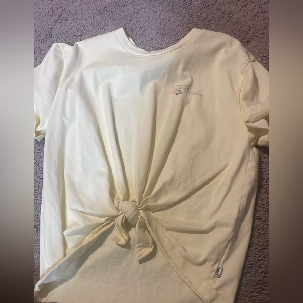 Kids vans tie shirt